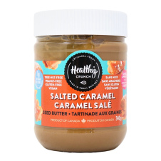 Front of Healthy Crunch Salted Caramel Seed Butter, 340g