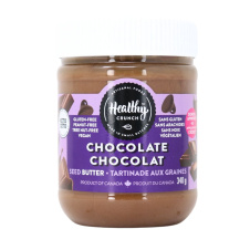 Front of Healthy Crunch Chocolate Seed Butter, 340g
