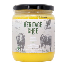 Front of Heritage Ghee New Zealand Grass Fed Clarified Butter, 400g
