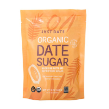 Front of Just Date Organic Date Sugar - Low Glycemic Sugar Alternative