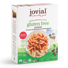 Front of Jovial Gluten-Free Organic Brown Rice Pasta Penne, 340g