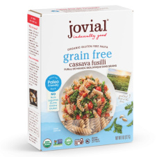 Front of Jovial Organic Grain-Free Cassava Fusilli, 227g