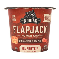 Front of Kodiak Cakes Flapjack Power Cup Cinnamon & Maple, 64g