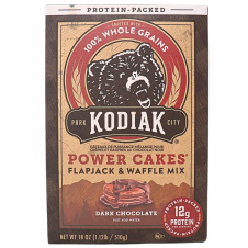 Front of Kodiak Cakes Power Cakes Dark Chocolate Pancake & Waffle Mix, 510g