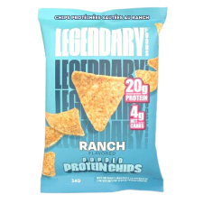Front of Legendary Foods Popped Protein Chips Keto Chips Ranch - Protein Chips - Keto Protein Chips - Low Carb Chips