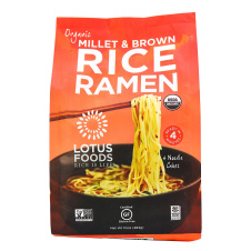 Lotus Foods Organic Millet and Brown Rice Ramen Noodles, 283g