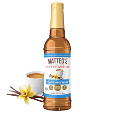 Front of Matteo's Sugar-Free Coffe Syrup French Vanilla