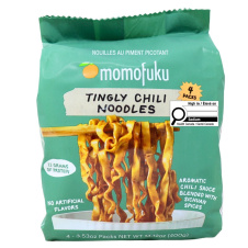 Front of Momofuku Wavy Noodles Tingly Chili