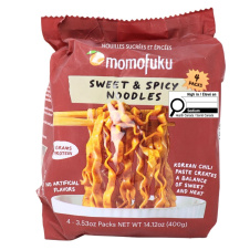 Front of Momofuku Noodles Sweet And Spicy - Momofuku Instant Noodles - Sweet And Spicy Noodles - Spicy Asian Noodles
