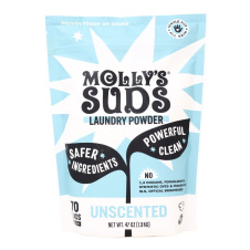 Molly's Suds Dye-Free Laundry Powder Unscented, 70 Loads