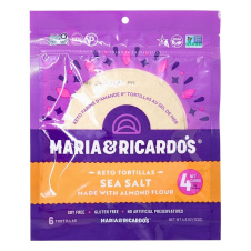 Maria & Ricardo's Almond Flour Keto Tortillas Sea Salt