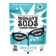 Molly's Suds Dye-Free Laundry Powder Unscented, 70 Loads