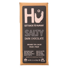 Front of Hu Salty Chocolate Bar, 60g