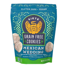 Front of Siete Grain Free Cookies Mexican Wedding, 127.8g