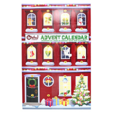 Front of No Whey Foods Allergen-Free Vegan Chocolate Advent Calendar - Vegetarian Advent Calendar - Advent Calendar Vegan - Dairy Free Advent Calendar