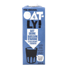 Front of Oatly Oat Milk Extra Creamy