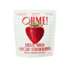 Front of OHME! Freeze Dried Strawberries - Freeze Dried Berries