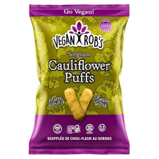 Front of Vegan Rob's Sorghum Cauliflower Puffs, 99g
