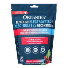 Front of Organika Isotonic Electrolytes - Rehydration Powder - Hydration Powder - Isotonic Powder