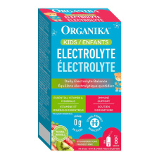 Front of Organika Electrolytes - Sugar Free Electrolytes - Rehydration Solution - Kids Electrolytes