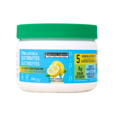 Front of Organika Sugar-Free Electrolytes Classic Lemonade