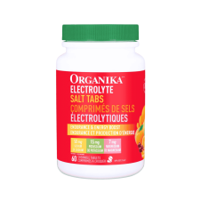 Organika Electrolyte Salt Tabs Fruit Punch, 60 Chewable Tablets -  Organika Canada, Organika Electrolyte, Organika Health
