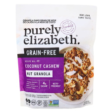 Front of Purely Elizabeth Coconut Cashew Grain-Free Granola - Protein Granola - Healthy Granola - Healthy Granola Brands