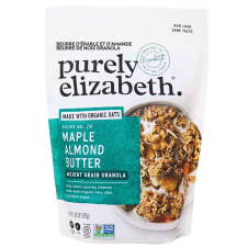 Front of Purely Elizabeth Maple & Almond Butter Nut Butter Granola - Granola Clusters - Vegan Granola - Healthy Granola Clusters