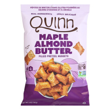 Front of Quinn Maple Almond Butter Filled Gluten-Free Pretzel Nuggets