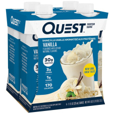 Front of Quest Gluten Free Protein Shake Vanilla