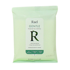 Front of Rael Natural pH-Balanced Feminine Wipes