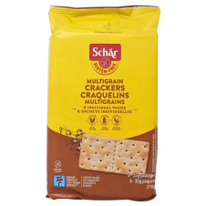 Front of Schar Gluten Free Multigrain Crackers