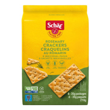 Front of Schar Gluten Free Rosemary Crackers