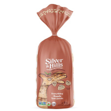 Front of Silver Hills High Protein Bagel Everything