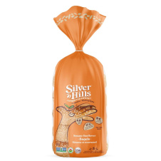 Front of Silver Hills Organic Sprouted Whole Grain Sesame Sunflower Bagel