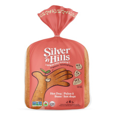 Silver Hills Organic Sprouted Whole Grain Hot Dog Buns, 6 Buns