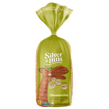 Front of Silver Hills Organic Sprouted Whole Grain Seeded Bread Omegamazing