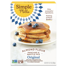 Front of Simple Mills Grain-Free Almond Flour Baking Mix Pancake & Waffle, 303g