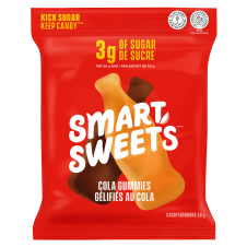 Front of SmartSweets Low Sugar Cola Gummies, 50g