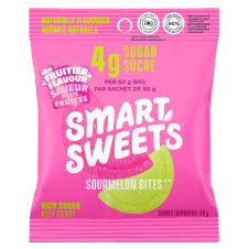 Front of SmartSweets Sourmelon Bites, 50g