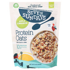 Front of Seven Sundays Protein Oats High Protein Oatmeal Apple Cinnamon