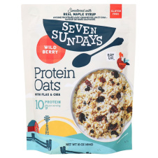 Front of Seven Sundays Protein Oats Wild Berry
