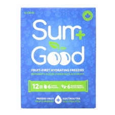 Front of Sum Good Electrolytes Freezies Electrolyte Popsicles Variety Pack