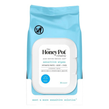 Front of The Honey Pot Plant-Based Hygiene Wipes Sensitive