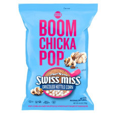 Front of Angie's BOOMCHICKAPOP Hot Cocoa Marshmallow Drizzled Kettle Corn - Holiday Popcorn - Non-GMO Popcorn - Gluten-Free Kettle Popcorn