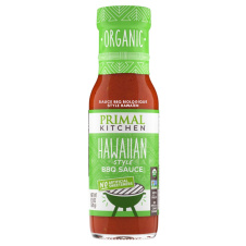 Front of Primal Kitchen Organic Hawaiian Style BBQ Sauce - paleo bbq sauce - whole30 bbq sauce - vegan bbq sauce