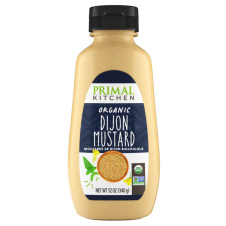 Front of Primal Kitchen Organic Dijon Mustard, 340g