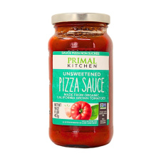Front of Primal Kitchen Unsweetened Pizza Sauce with Avocado Oil