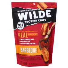 Front of WILDE Protein Chips Chicken Chips BBQ - Keto Chicken Chips - Keto Protein Chips - Low Carb Protein Chips
