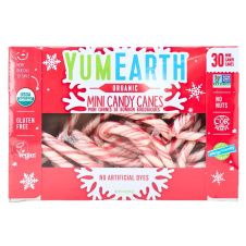 Front of YumEarth Organic Mini Candy Canes